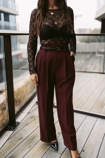 Kelly Pants Burgundy